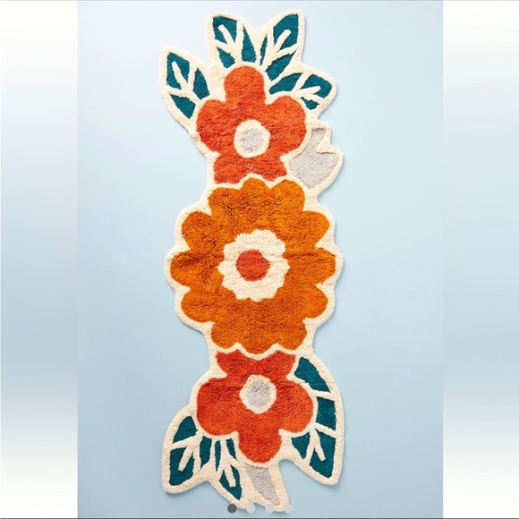 Anthropologie Bath Anthropologie Tufted Bouquet Bath Mat Poshmark